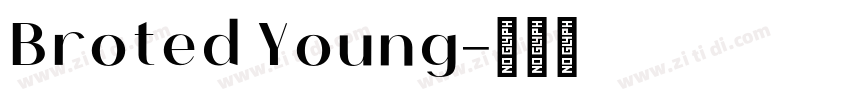 Broted Young字体转换